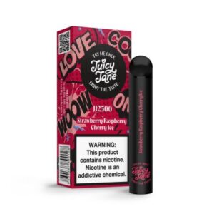 JUICY JANE JJ2500 - STRAWBERRY RASPBERRY CHERRY ICE 2%